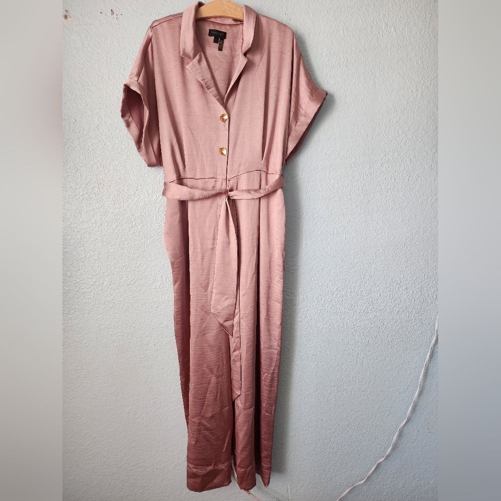 Donna Karan Gold Pink Jumpsuit - Picture 3 of 16